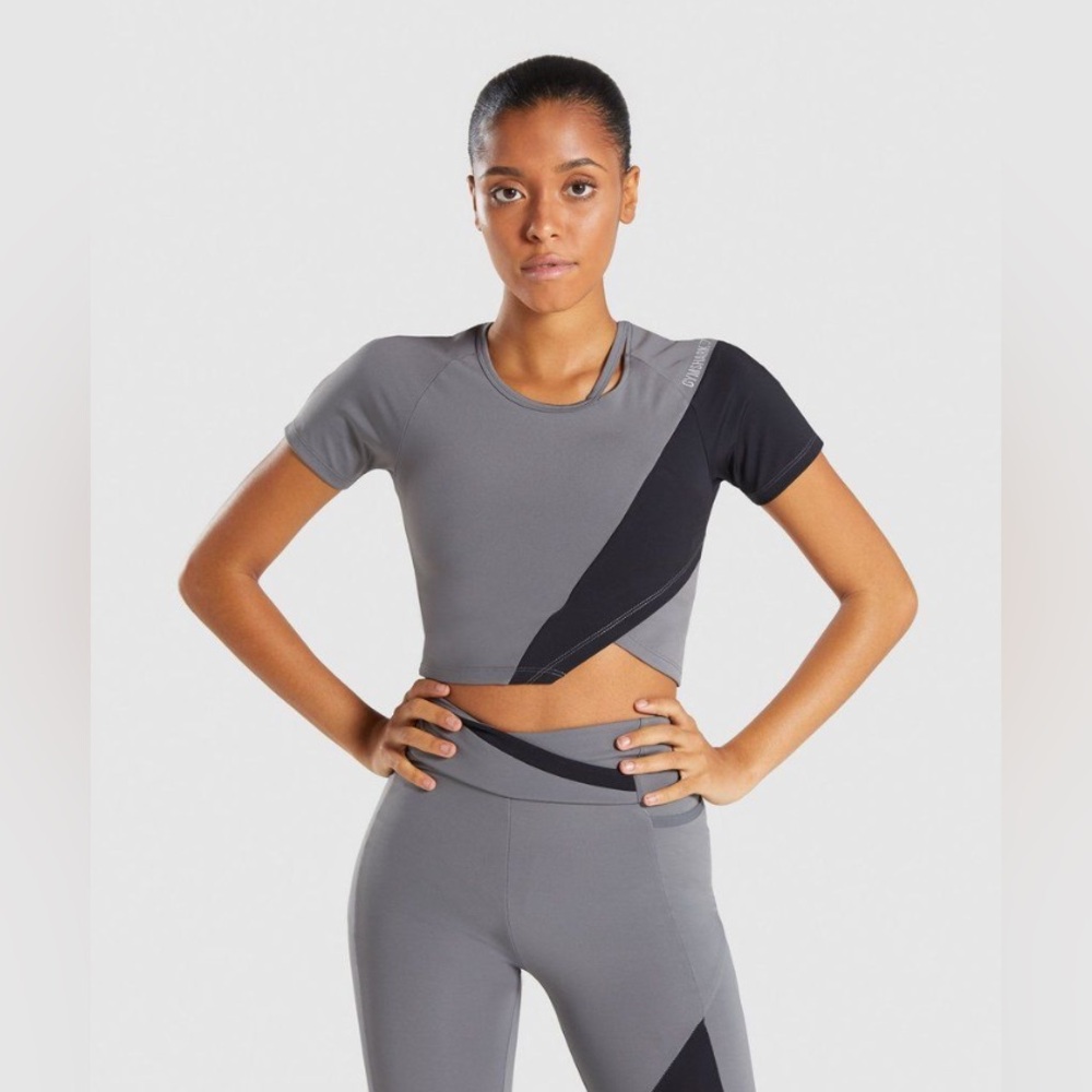 *Sold* Gymshark Asymmetrical Crop Top